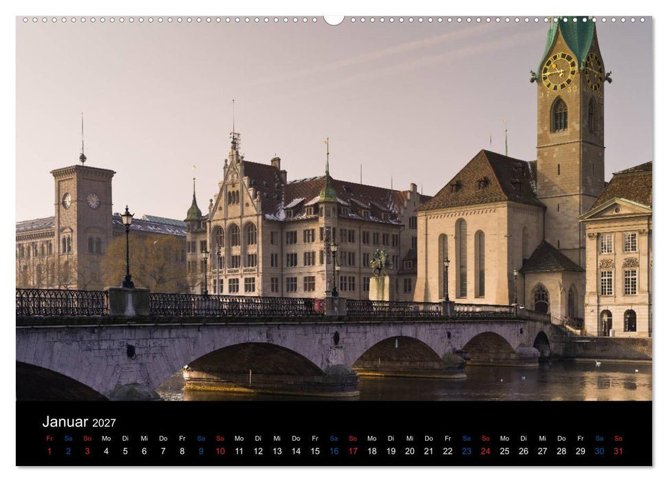 ZÜRICH - Little Big City (CALVENDO Wandkalender 2027)