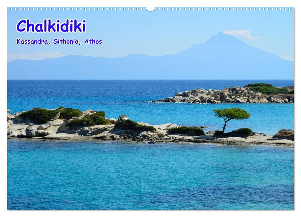 Chalkidiki: Kassandra, Sithonia, Athos (CALVENDO Wandkalender 2027)