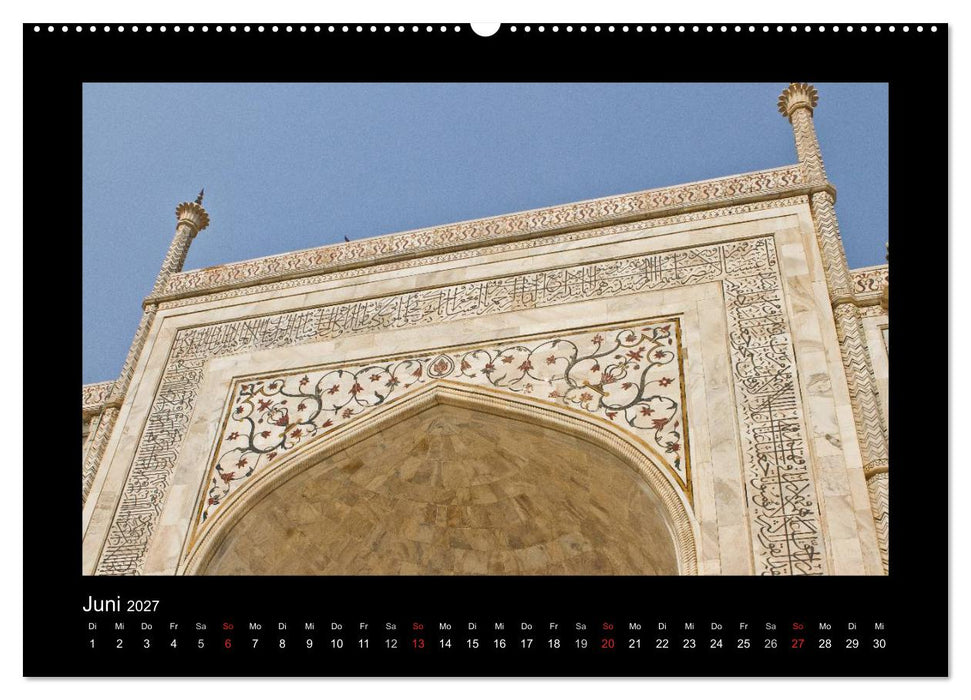 Taj Mahal (CALVENDO Premium Wandkalender 2027)