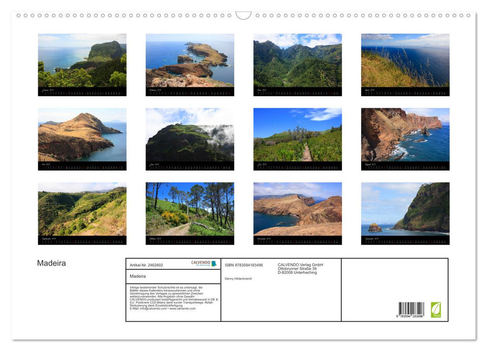 Madeira (CALVENDO Wandkalender 2027)