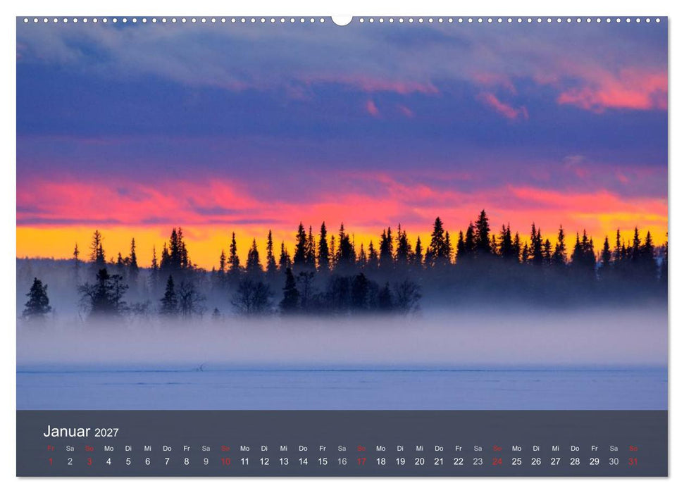 Lappland 2027 (CALVENDO Wandkalender 2027)