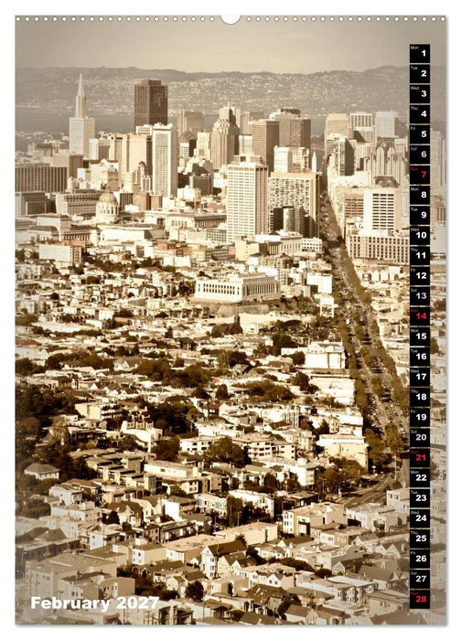 Lovely Town SAN FRANCISCO (CALVENDO Premium-Calendar 2027)