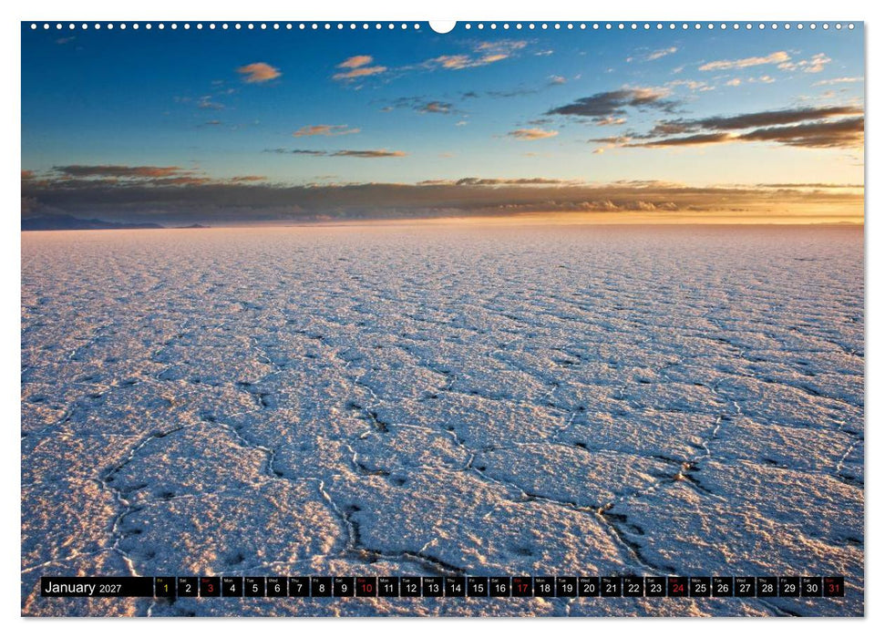 Bolivia Andean landscapes / UK-Version (CALVENDO Premium-Calendar 2027)