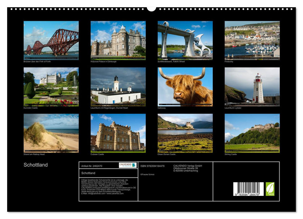 Schottland (CALVENDO Premium Wandkalender 2027)