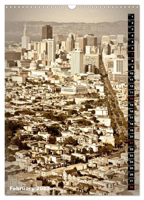 Lovely Town SAN FRANCISCO (CALVENDO Monthly Calendar 2027)