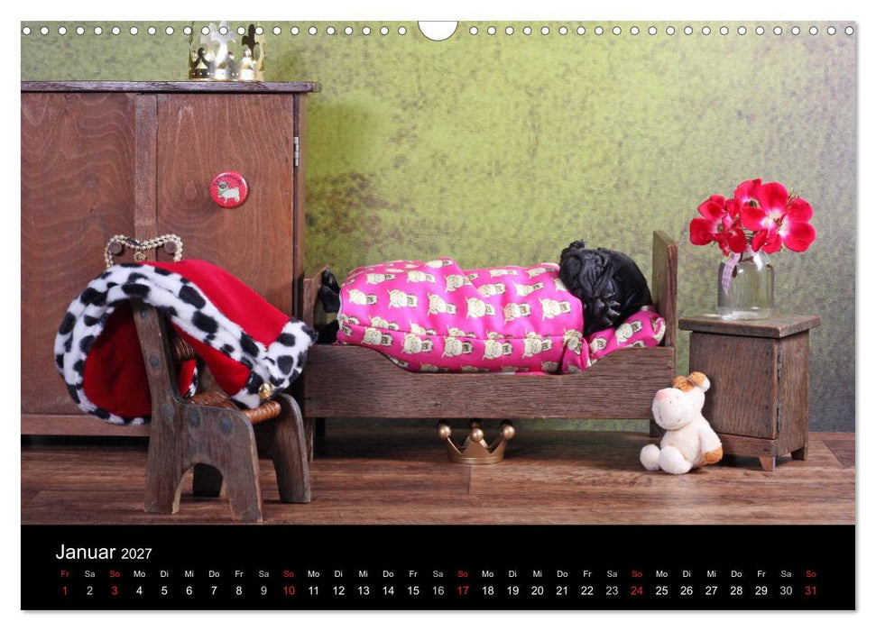 Der MOPS-Kalender (CALVENDO Wandkalender 2027)
