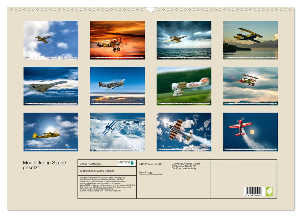 Modellflug in Szene gesetzt (CALVENDO Wandkalender 2027)