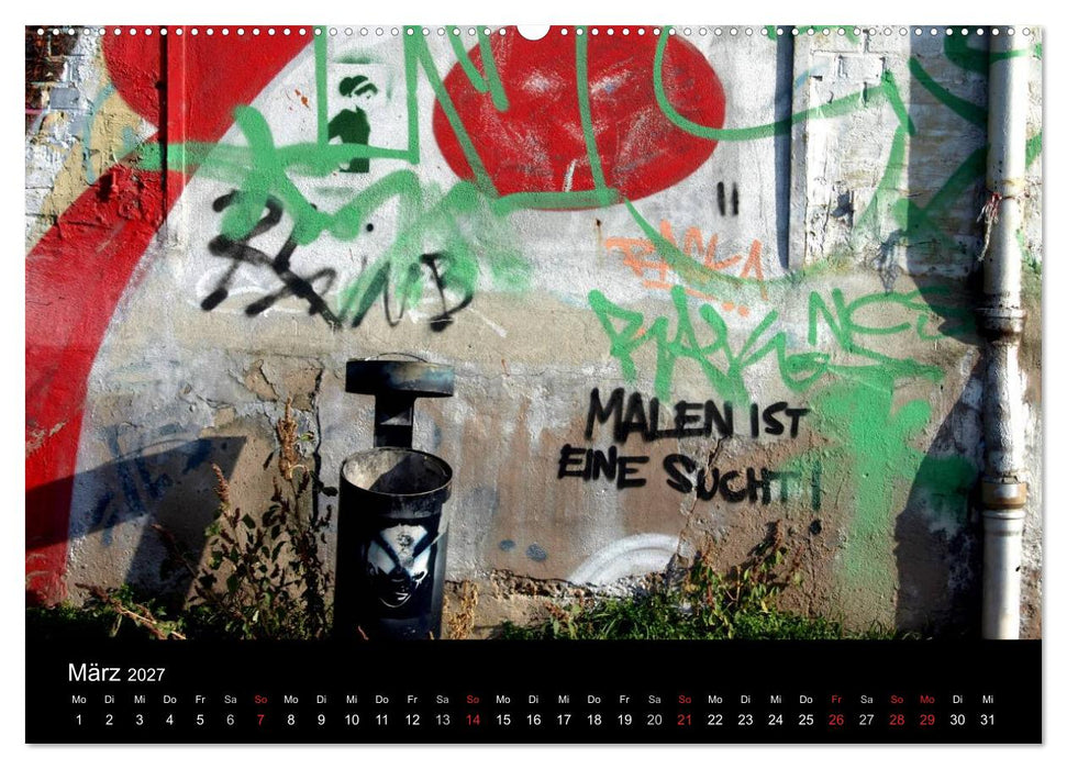 Grafitti 2027 (CALVENDO Wandkalender 2027)