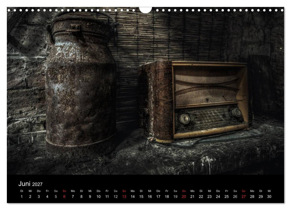 Vergessene und verlassene schöne Orte (CALVENDO Wandkalender 2027)