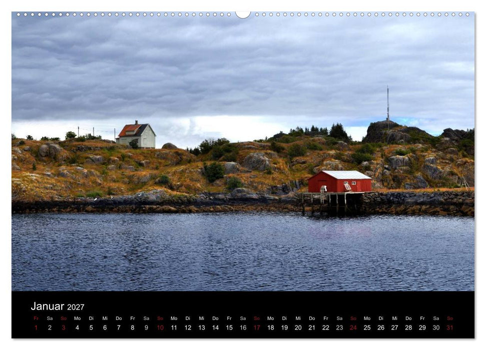 An Norwegens Küsten (CALVENDO Wandkalender 2027)