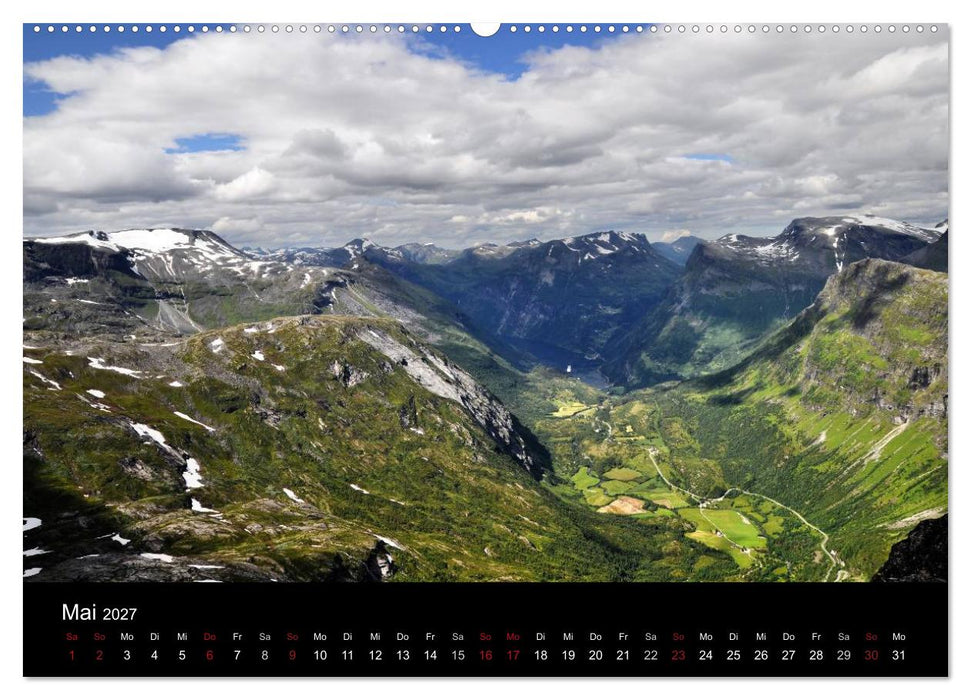An Norwegens Küsten (CALVENDO Wandkalender 2027)
