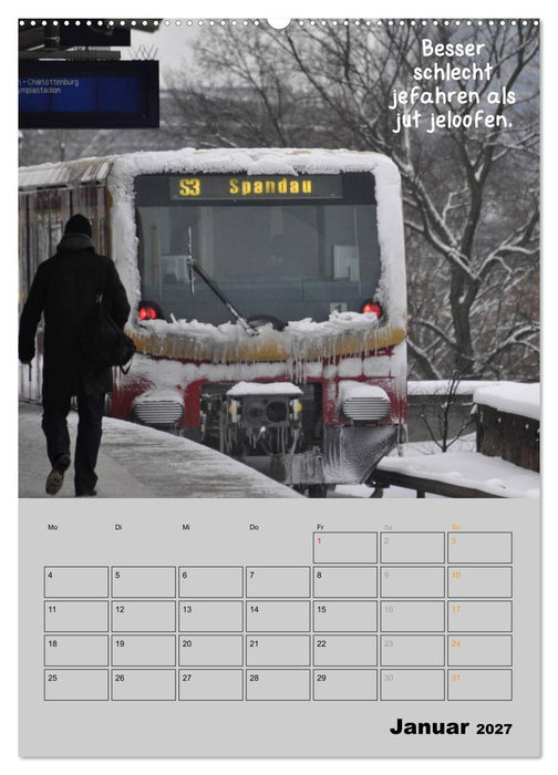 Berliner Straßenfoto Kalender 2027 (CALVENDO Premium Wandkalender 2027)