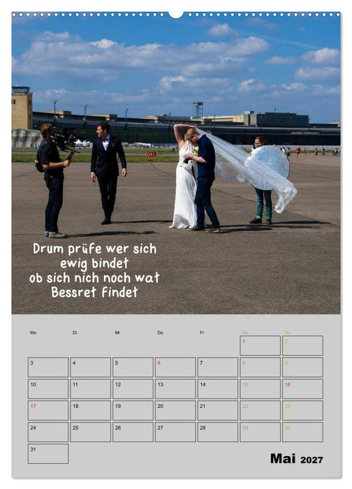 Berliner Straßenfoto Kalender 2027 (CALVENDO Premium Wandkalender 2027)