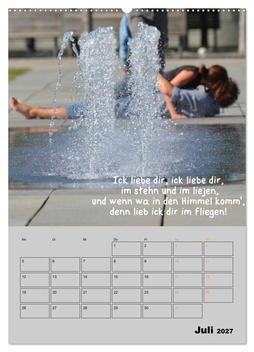 Berliner Straßenfoto Kalender 2027 (CALVENDO Premium Wandkalender 2027)