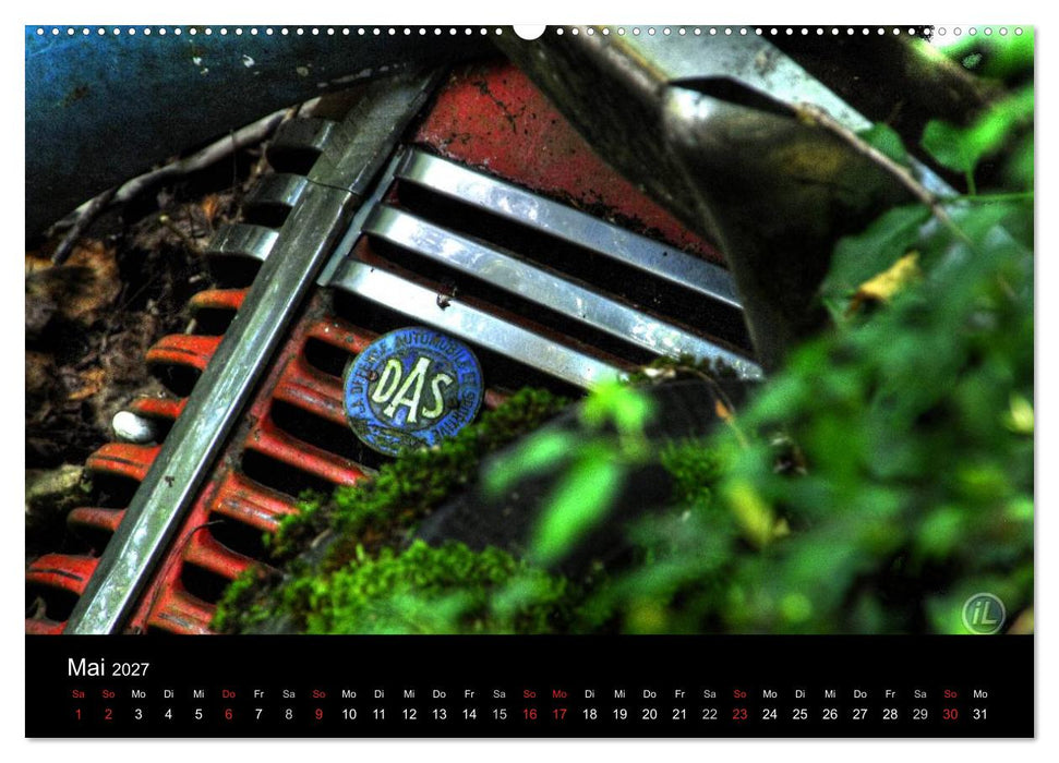 ROSTLAUBEN Die schönsten Autowracks (CALVENDO Premium Wandkalender 2027)