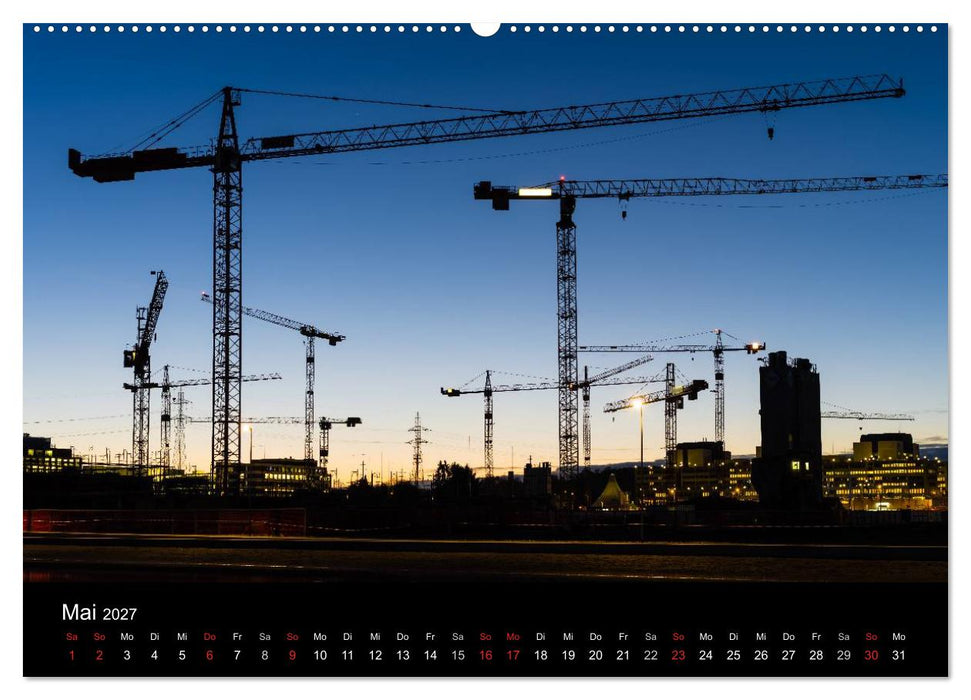 Baustellen (CALVENDO Premium Wandkalender 2027)