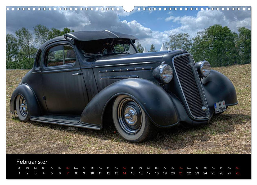 Außergewöhnliche Autos - Hot Rods (CALVENDO Wandkalender 2027)