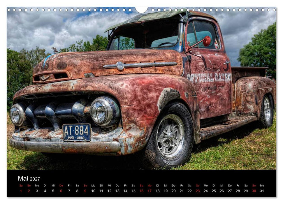 Außergewöhnliche Autos - Hot Rods (CALVENDO Wandkalender 2027)