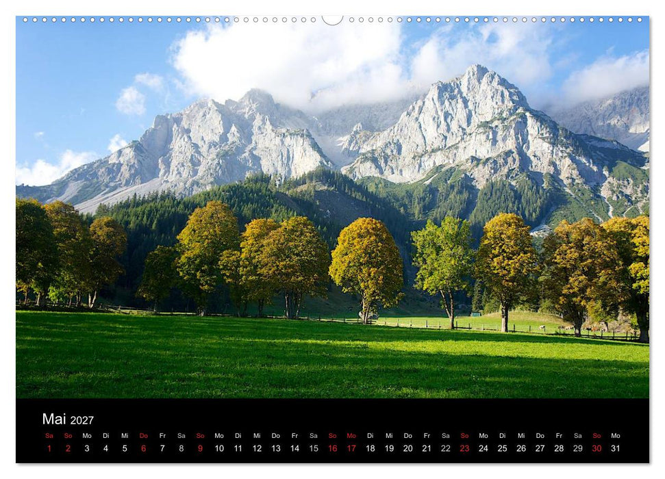 Der Dachstein - Massiv in den Alpen (CALVENDO Premium Wandkalender 2027)