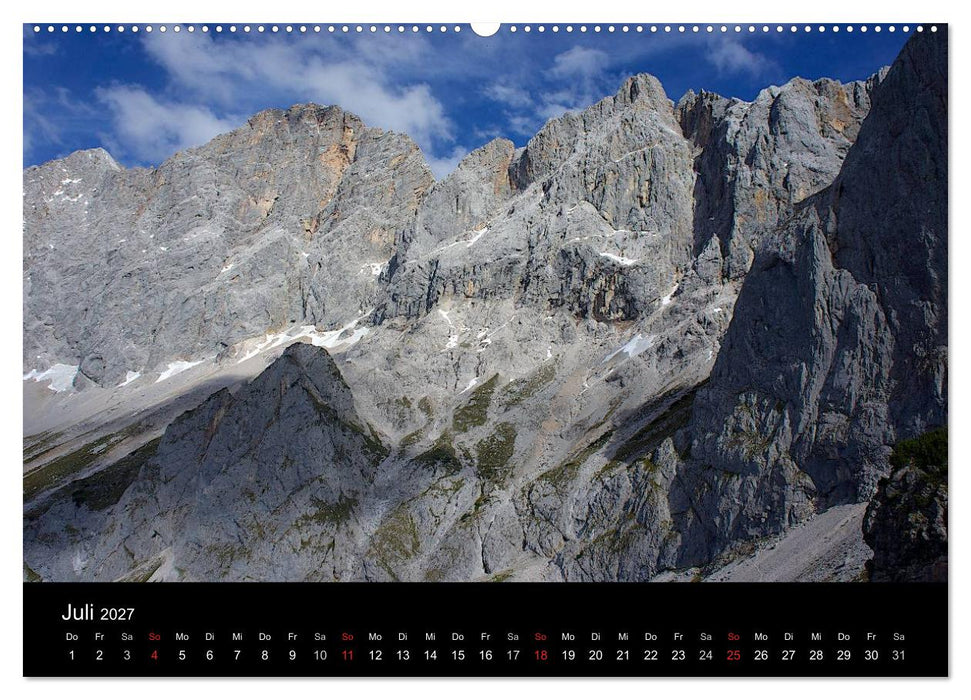 Der Dachstein - Massiv in den Alpen (CALVENDO Premium Wandkalender 2027)