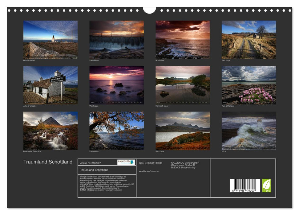 Traumland Schottland (CALVENDO Wandkalender 2027)
