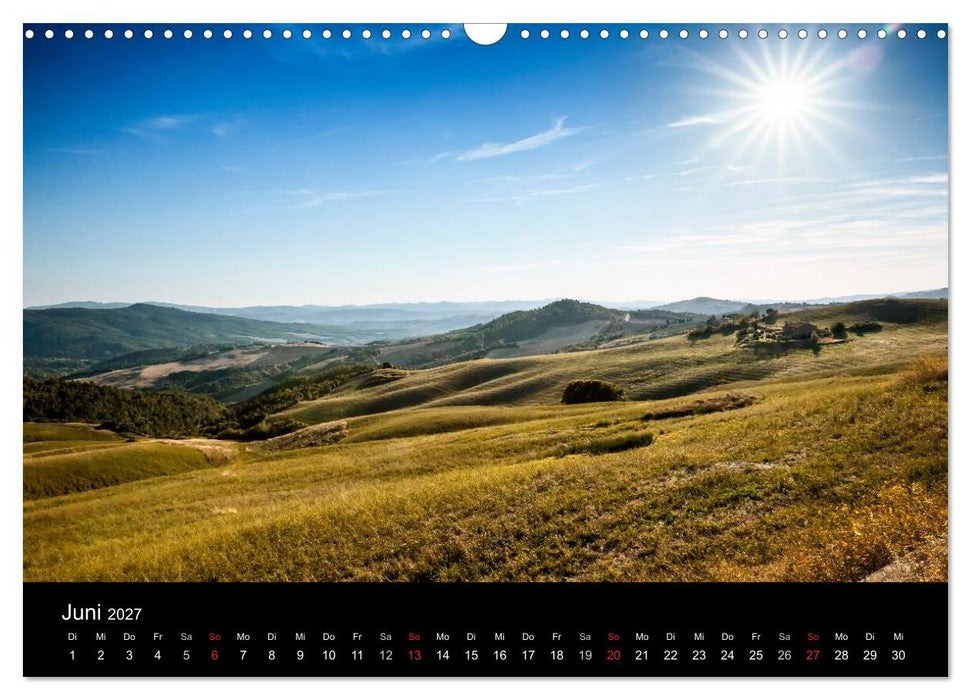 Toskana Landschaften (CALVENDO Wandkalender 2027)