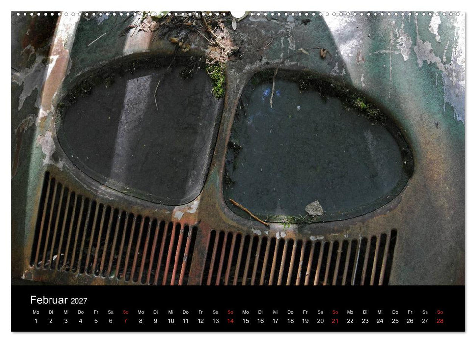 ROSTLAUBEN Die schönsten Autowracks (CALVENDO Wandkalender 2027)