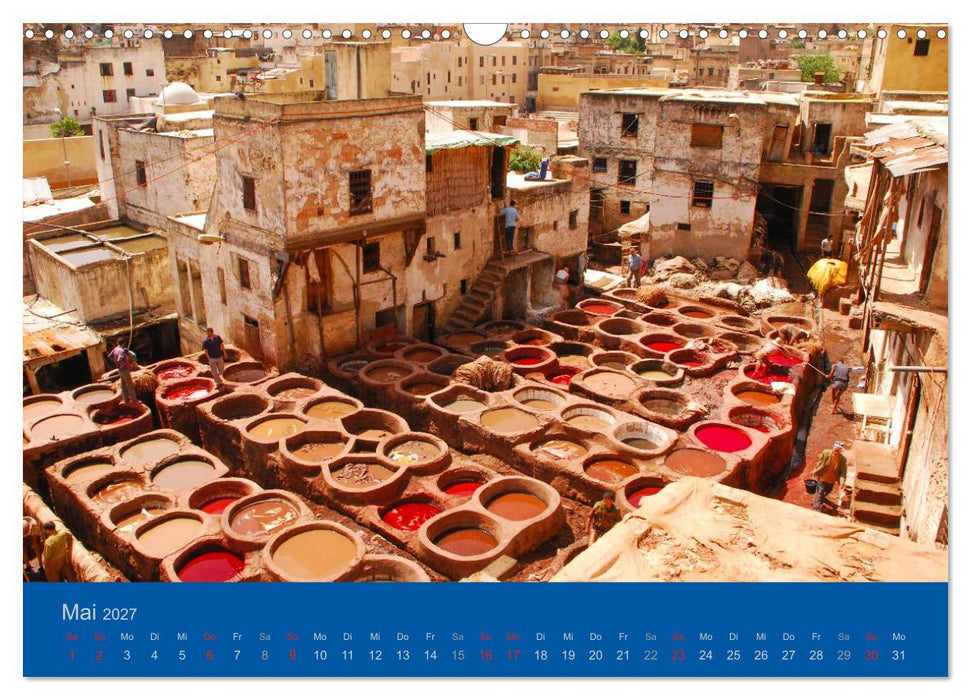 Farben Marokkos (CALVENDO Wandkalender 2027)