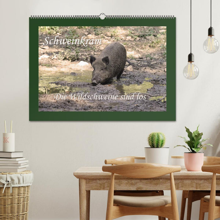 Schweinkram - Die Wildschweine sind los (CALVENDO Wandkalender 2027)