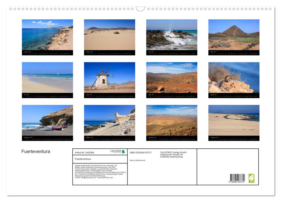 Fuerteventura (CALVENDO Wandkalender 2027)