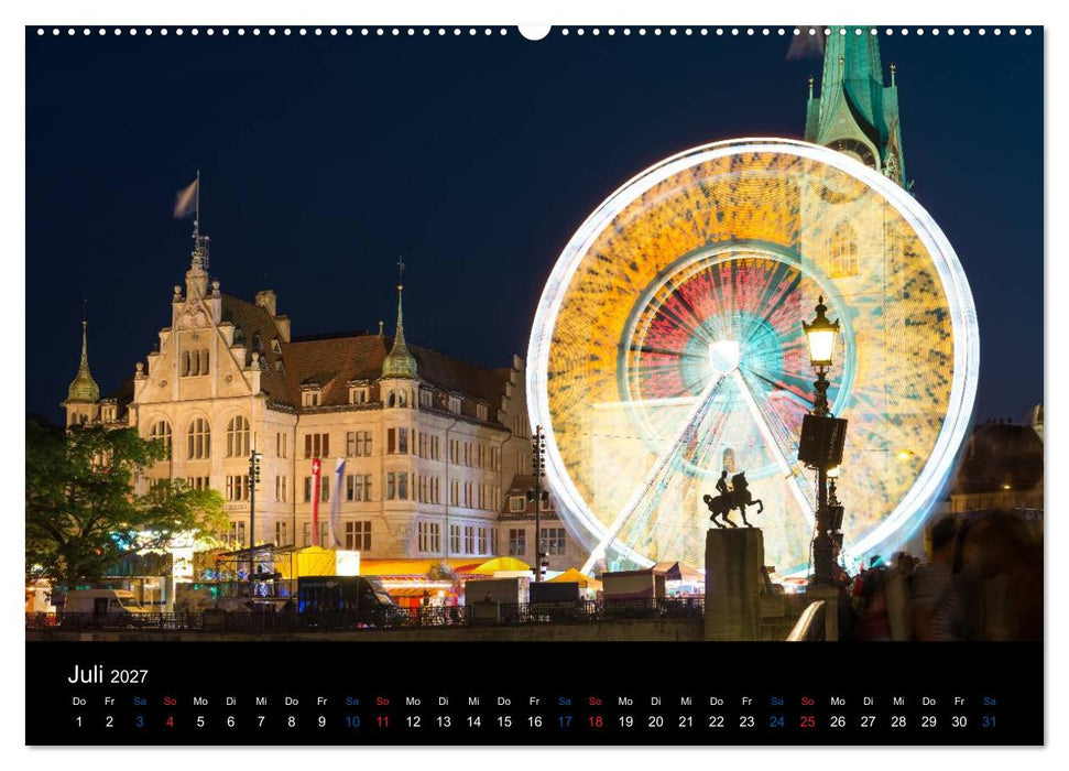 ZÜRICH - Little Big City (CALVENDO Premium Wandkalender 2027)