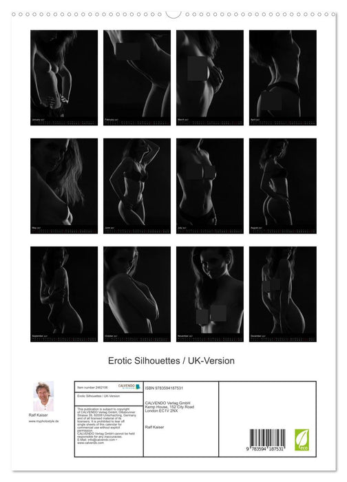 Erotic Silhouettes / UK-Version (CALVENDO Premium-Calendar 2027)