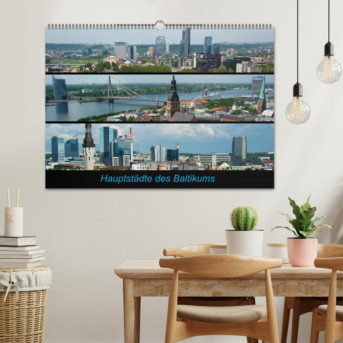 Hauptstädte des Baltikums (CALVENDO Wandkalender 2027)