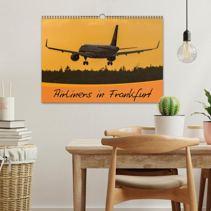 Airliners in Frankfurt (CALVENDO Wandkalender 2027)