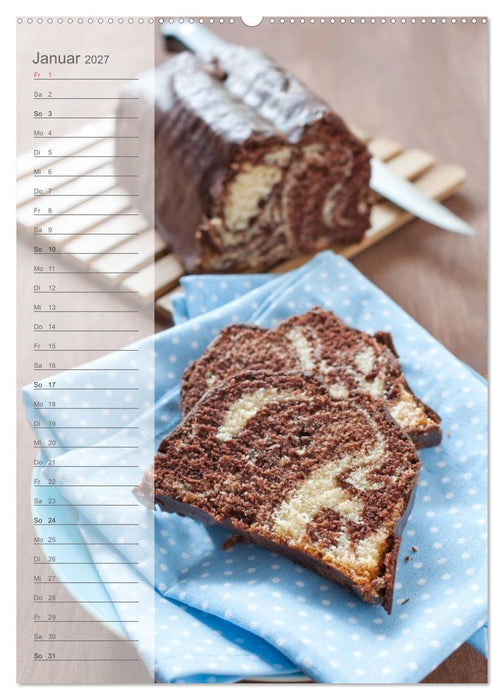 Gebäck und Kuchen Küchenplaner (CALVENDO Premium Wandkalender 2027)
