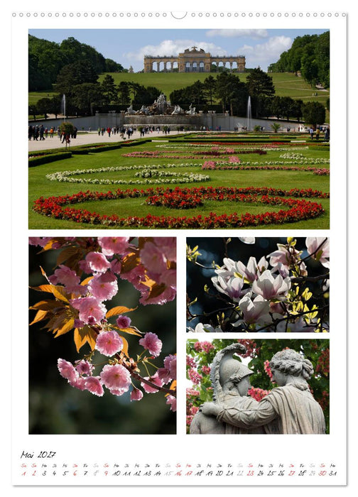 Schloss Schönbrunn im Wandel der Jahreszeiten (CALVENDO Wandkalender 2027)