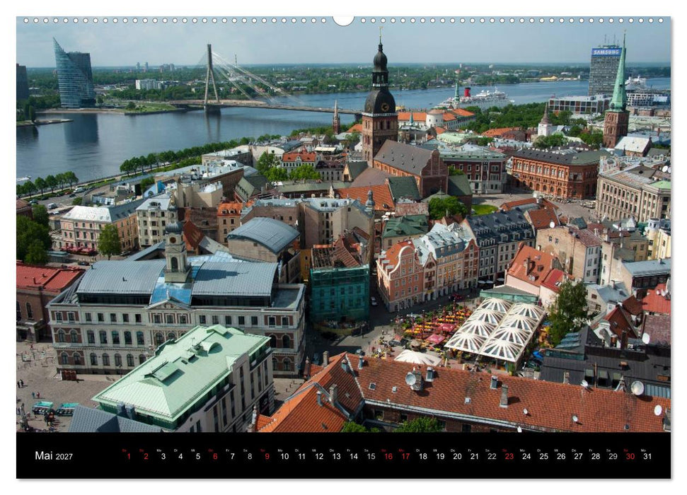 Hauptstädte des Baltikums (CALVENDO Premium Wandkalender 2027)