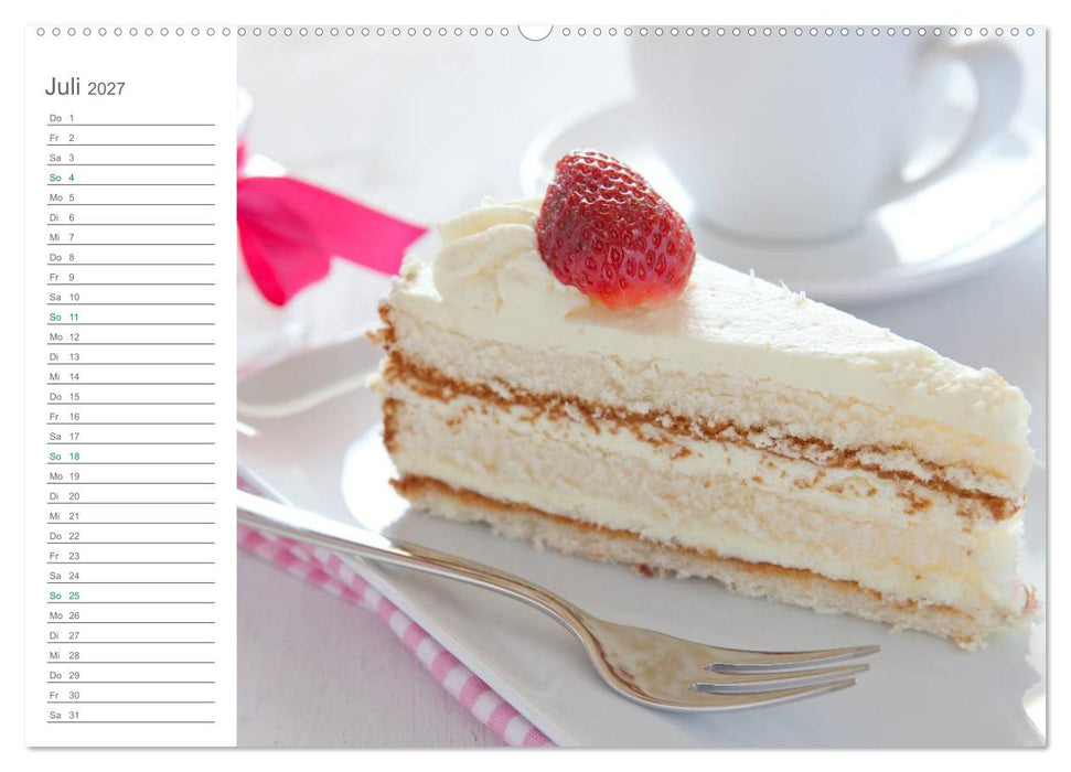 Mhhh... Kuchenzeit Mein Küchenplaner (CALVENDO Premium Wandkalender 2027)