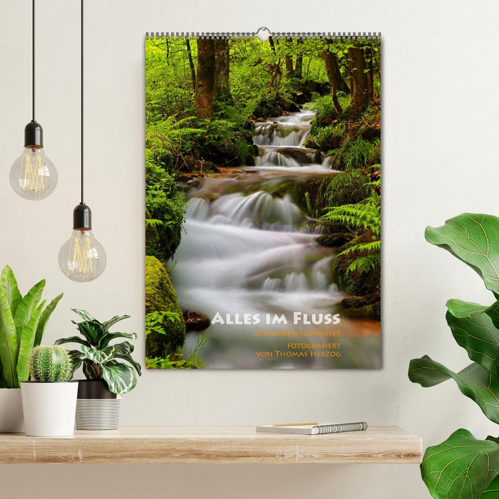 Alles im Fluss - Schwarzwaldwasser (CALVENDO Wandkalender 2027)
