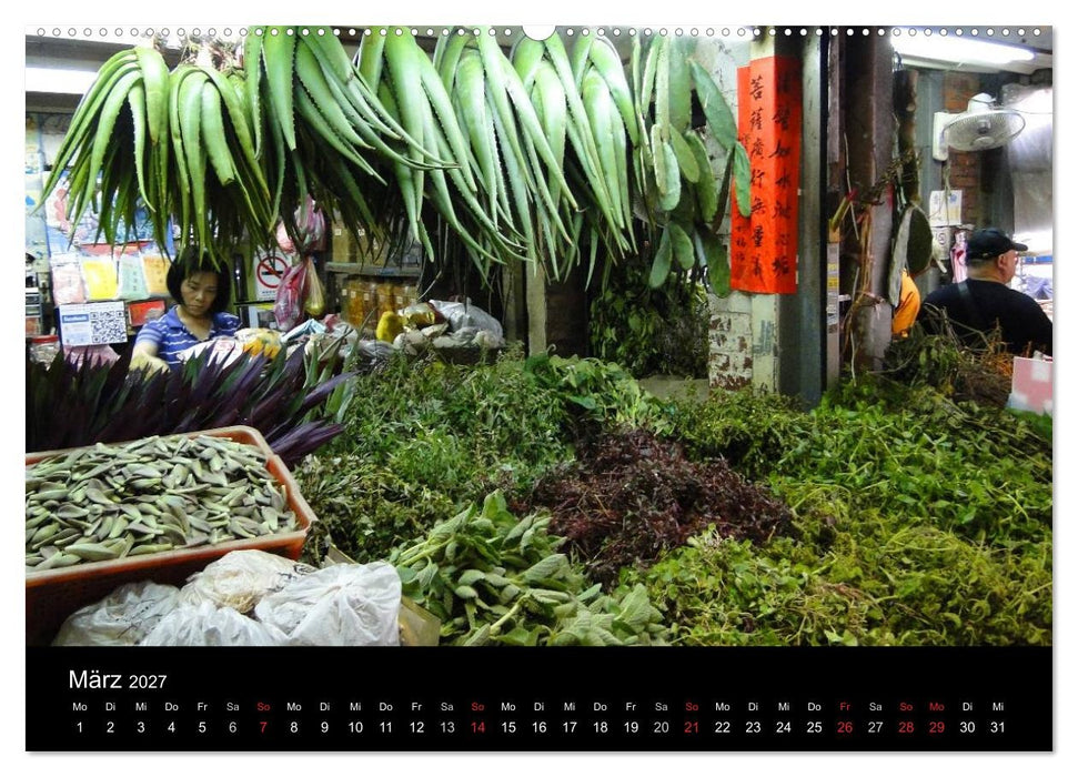Taiwan kulinarisch erleben (CALVENDO Premium Wandkalender 2027)