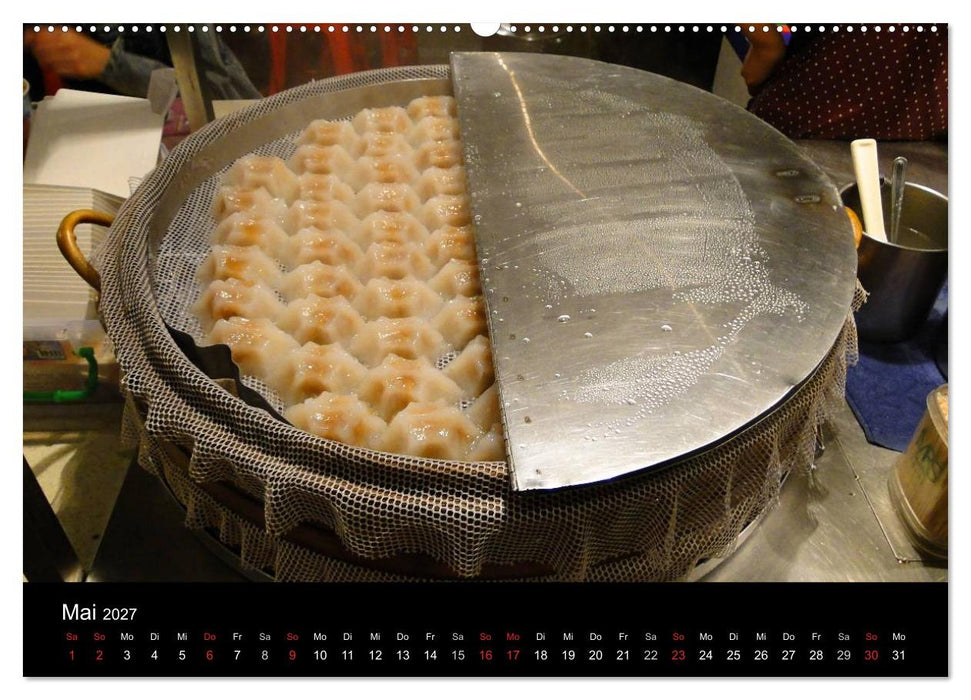 Taiwan kulinarisch erleben (CALVENDO Premium Wandkalender 2027)