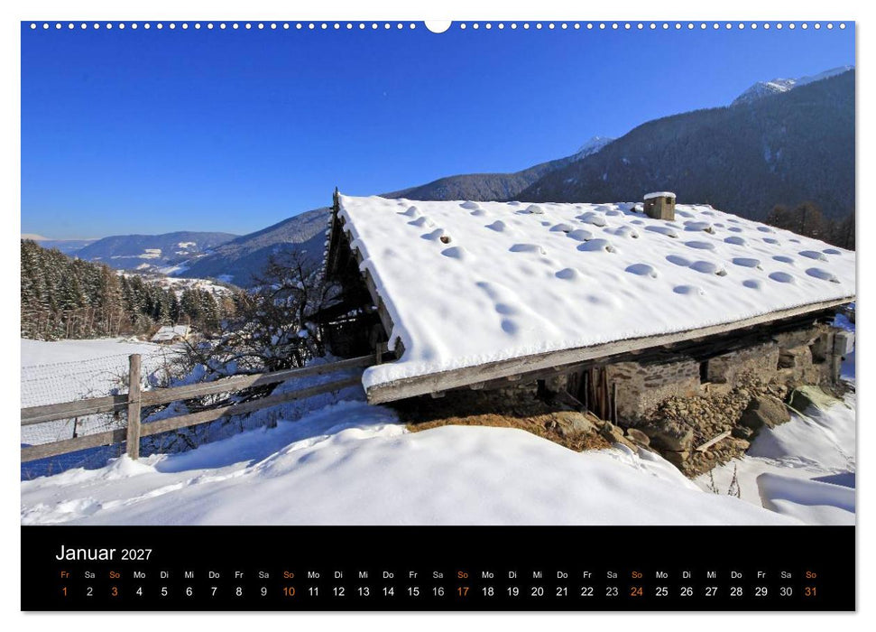 Das Ultental und seine Jahreszeiten (CALVENDO Premium Wandkalender 2027)