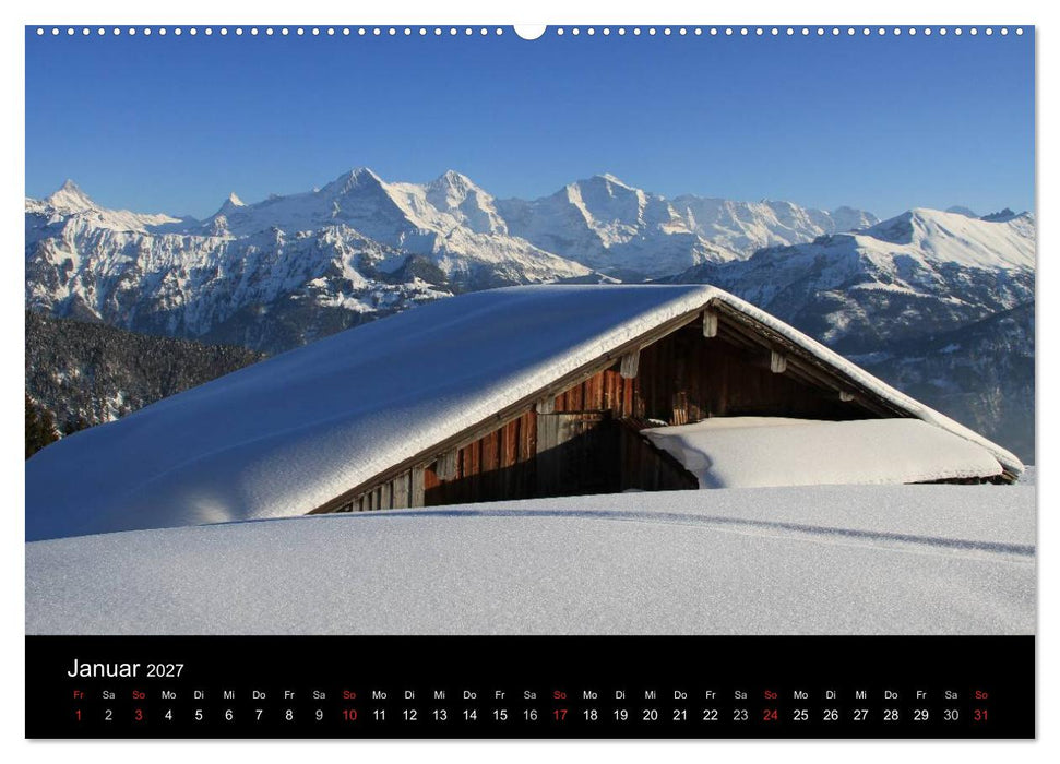 Berner Oberland (CALVENDO Premium Wandkalender 2027)