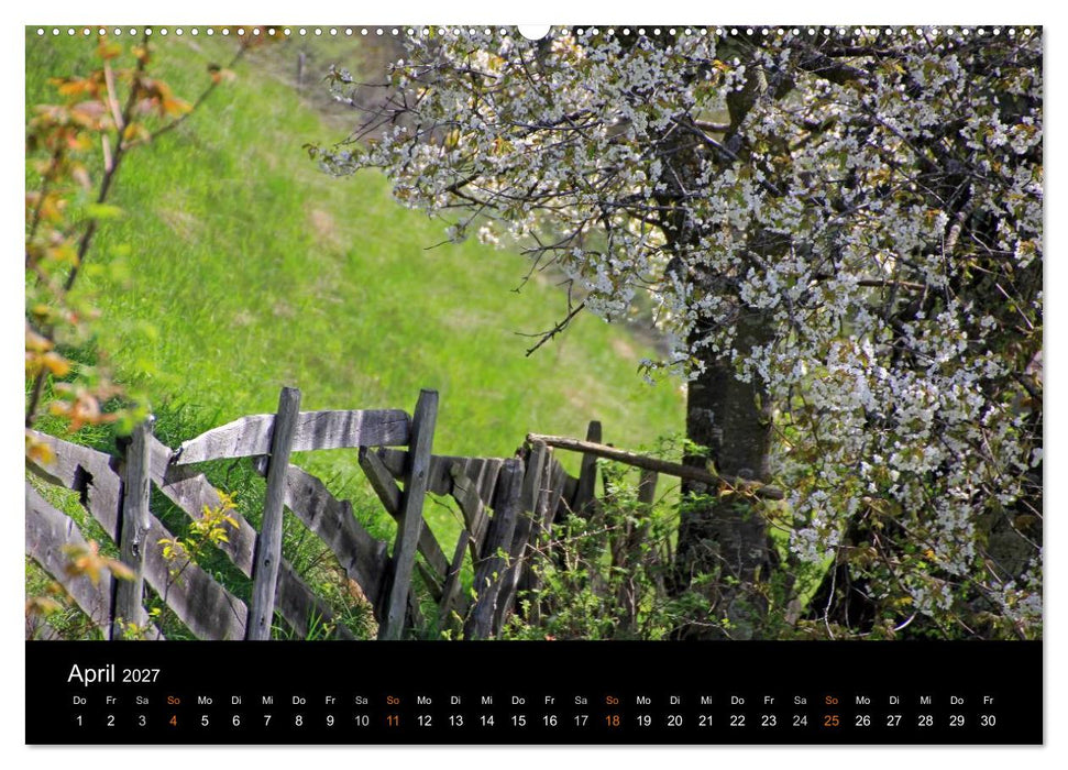 Das Ultental und seine Jahreszeiten (CALVENDO Wandkalender 2027)