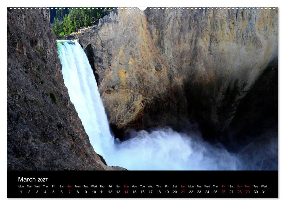 The Yellowstone National Park (CALVENDO Premium-Calendar 2027)
