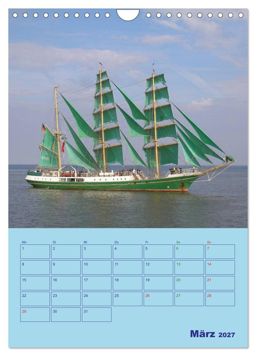 Seefahrer Romantik 2027 (CALVENDO Wandkalender 2027)