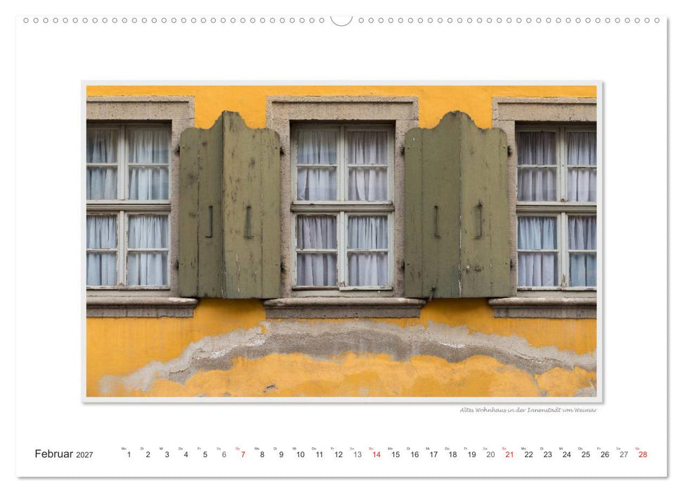 Emotionale Momente: Weimarer Ansichten. (CALVENDO Premium Wandkalender 2027)