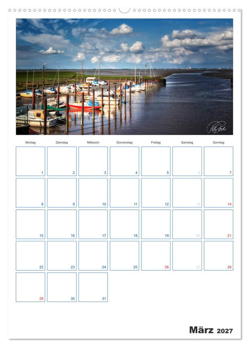 Friesland - Nordseebad Dangast (CALVENDO Premium Wandkalender 2027)