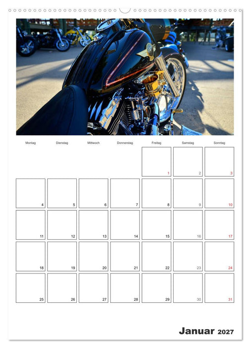 Best of Harley-Davidson Custom-Style 2027 (CALVENDO Wandkalender 2027)