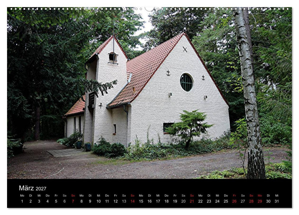 Evangelische Kirchen um Potsdam 2027 (CALVENDO Wandkalender 2027)